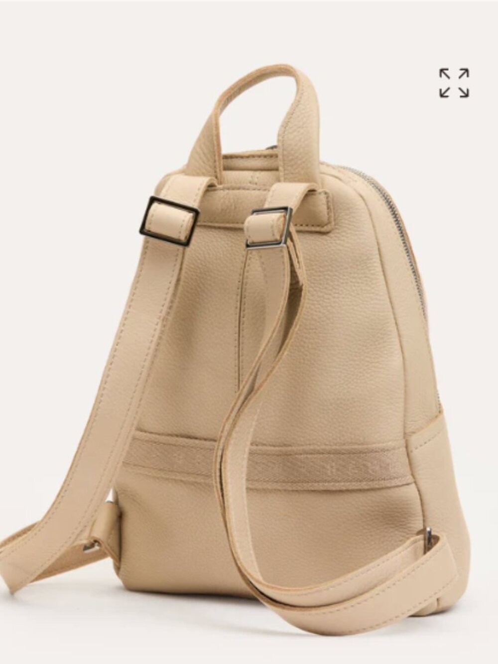 Hammitt Hunter Medium Leather Backpack Tan Silver Studs NWT - Picture 4 of 8